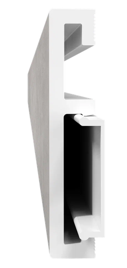 Напольный плинтус ПВХ Foresta Grace Бетон Известковый FG 016 2000х70х13 мм