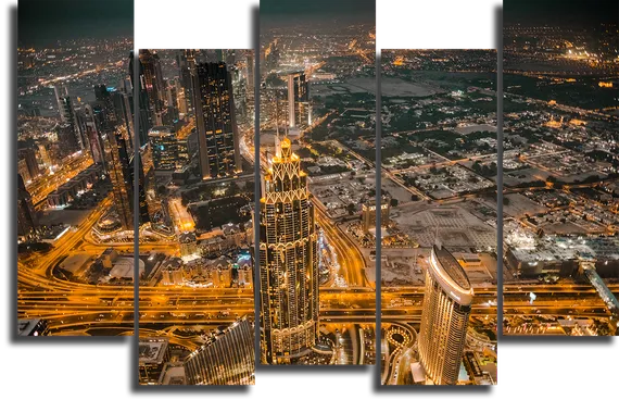 Модульная картина "Дубай"