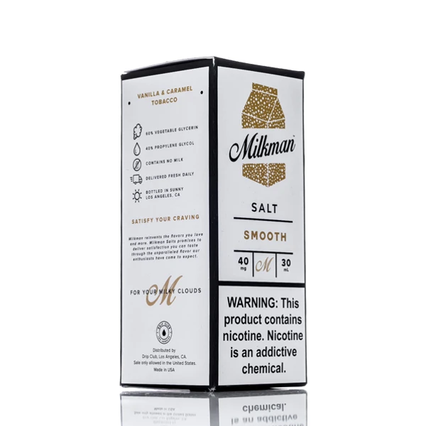 Купить Жидкость The Milkman Salt Табак с нотами ванили и карамелью