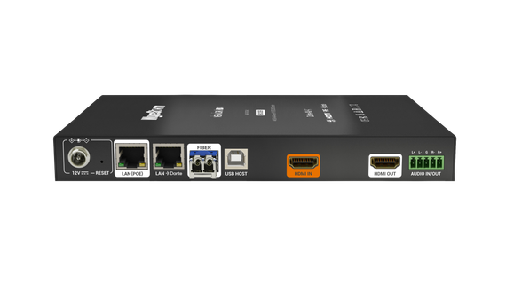Wyrestorm NHD-500-TX-V2 - передатчик 4K60 UHD (60 Гц 4:4:4), AVoIP (1 Гбит/с), поддержка SFP, PoE, ARC, USB 2.0, Dante AV-A Ready