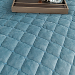 Велюровое покрывало ромб OVF011