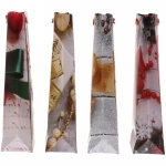 Пакет под бутылку 12,8*36*8,4 см «Ёлочные украшения», микс