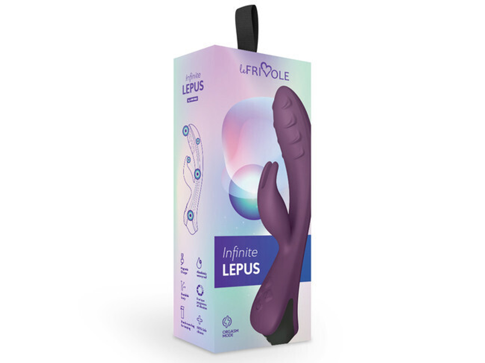 Вибратор кролик Lepus, цвет сливовый (Цвет: фиолетовый)