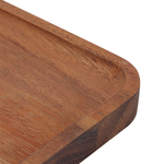 Поднос деревянный прямоугольный bernt, 25х14 см, орех