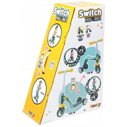 Самокат Smoby2в1, металл, 3 колеса 750612