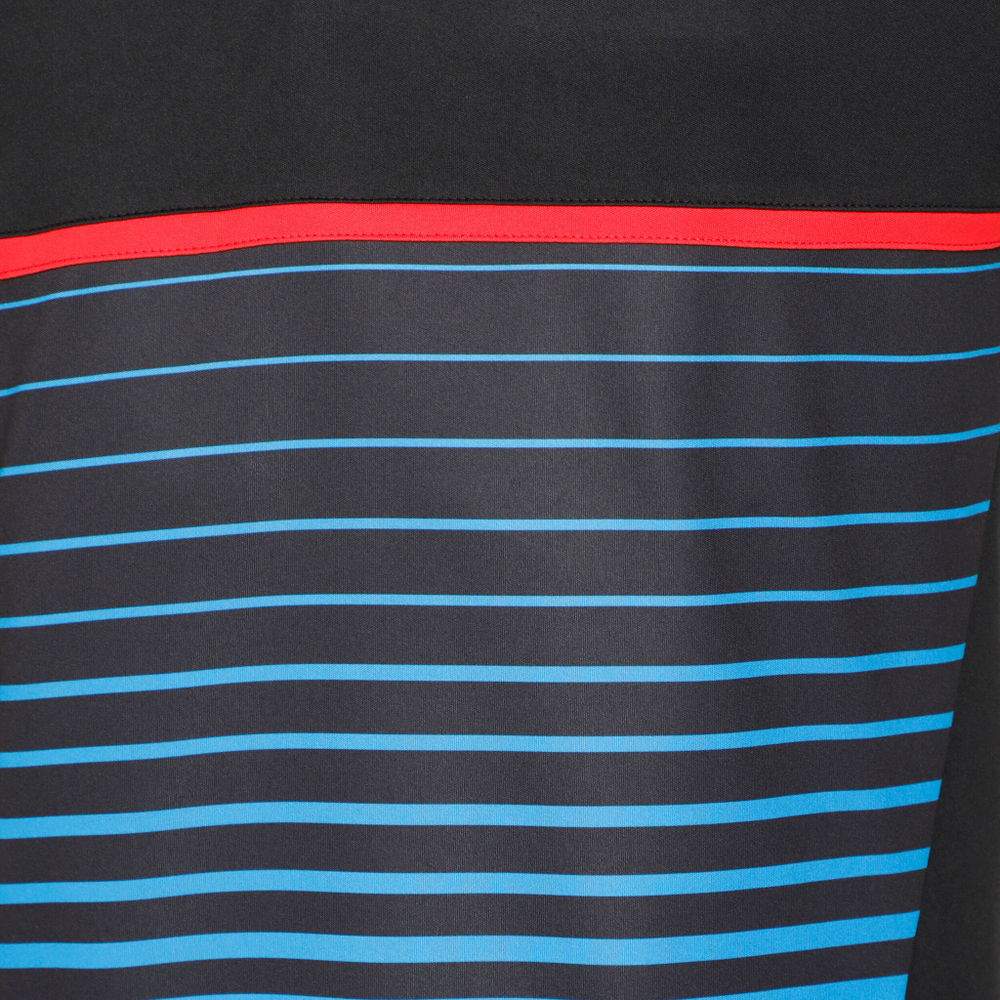 Мужское теннисное поло Australian Ace Stampa Polo Men - Black, Blue