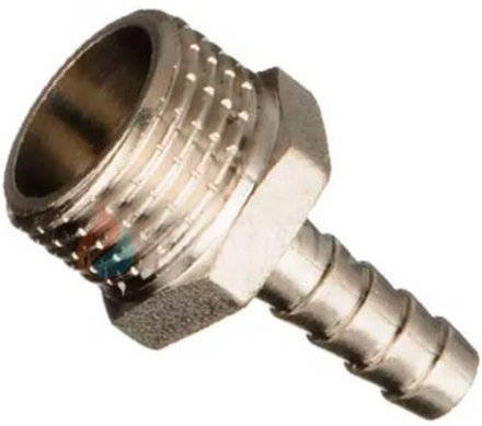 Штуцер Titan под шланг наружная резьба, Ø1/2-Ø6мм. (20-800шт.) (SHTN12-6)