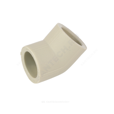 Угольник PP-R серый Дн 32х45гр внутренняя пайка VALFEX 10107032Г