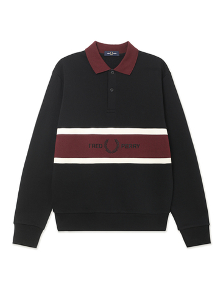 Мужская Толстовка Embroidered Panel Collared