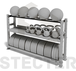 Стеллажная полка для медболов (L1800 мм)