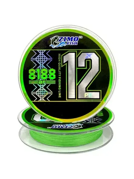 Шнур ZIMO FISH PE X12 100m, 0.20mm, 38.6 kg