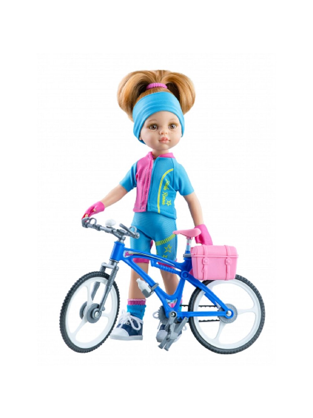 Кукла для девочки Paola Reina 32см Даша велосипедистка виниловая