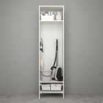 Книжный шкаф -  ENHET IKEA/ ЭНХЕТ ИКЕА, 210х60 см, белый/зеленый