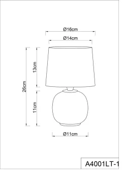 Декоративная настольная лампа Arte Lamp MERGA