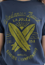Футболка Bowery NYC "Windancer Beach" Vintage Mood Indigo
