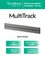 MULTITRACK Шина скрытой установки трековой системы 120 см ГРАФИТ