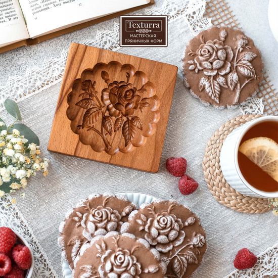 Пряничная форма Прованская роза