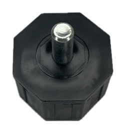 Гильза с цапфой (круг 8мм) для октогонального вала 40мм, черный