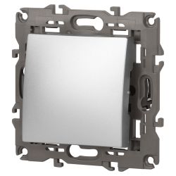 Переключатель ЭРА Elegance 14-1103-03 10АХ-250В IP20 алюминий