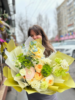 Авторский букет цветов "Сандерси"/Цветы луны