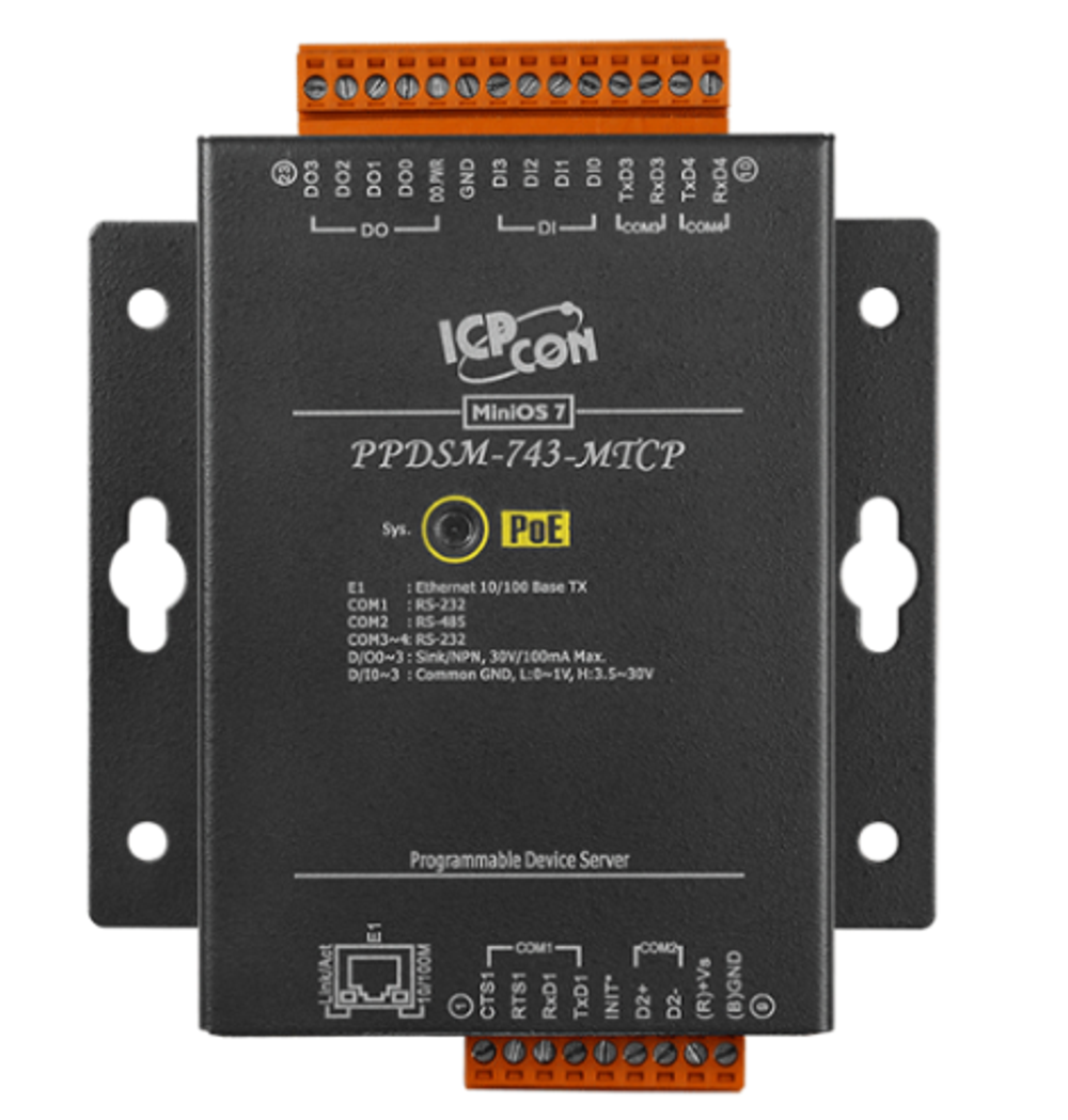 Преобразователь ICP DAS PPDSM-743-MTCP CR