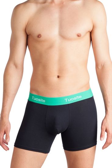 Трусы мужские боксеры из хлопка Tuosite 7820-3 чёрные