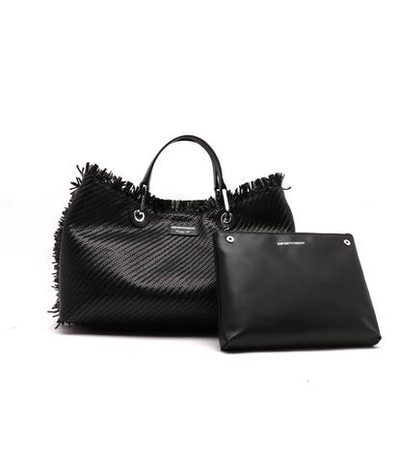 сумка-шопер + поясная сумка Emporio Armani - черный(Y3D165 Y398E)