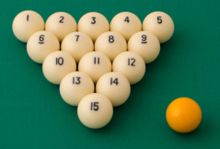 Комплект бильярдных шаров 38 мм "Classic A-Quality" (пирамида)