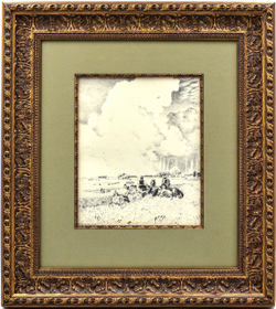 Кустодиев Б.М. Лето. Бумага, литография. СССР. 1929.