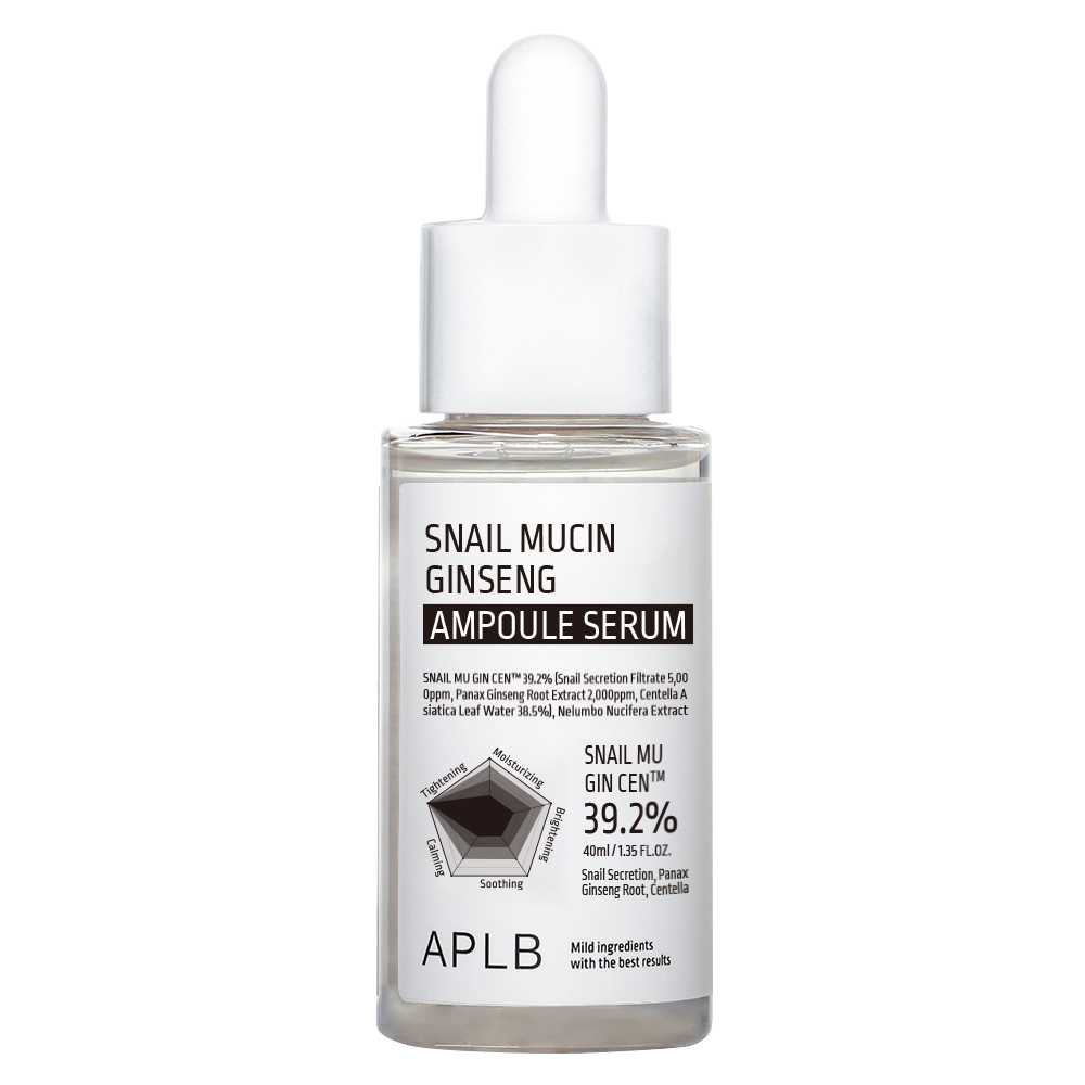 APLB Snail Mucin Ginseng Ampoule Serum сыворотка с женьшенем и улиткой