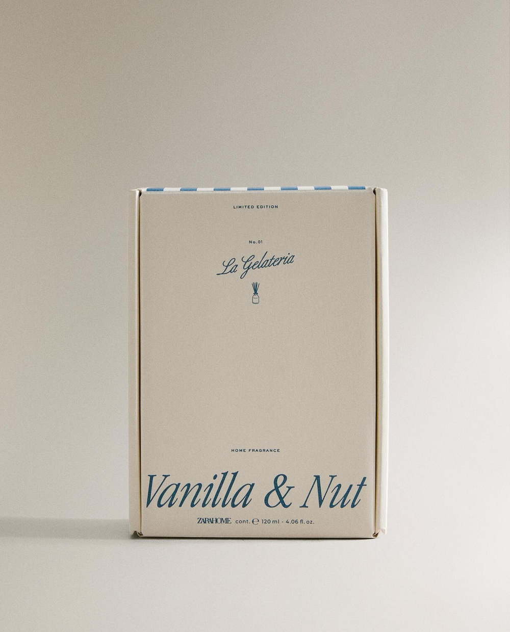 Zara Home VANILLA & NUT REED DIFFUSERS — ароматический диффузор с тростниковыми палочками, Ваниль и Орех, 120 мл