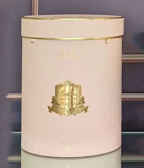 Большой букет нежно-розовых роз в черной вазе, Cote Noire