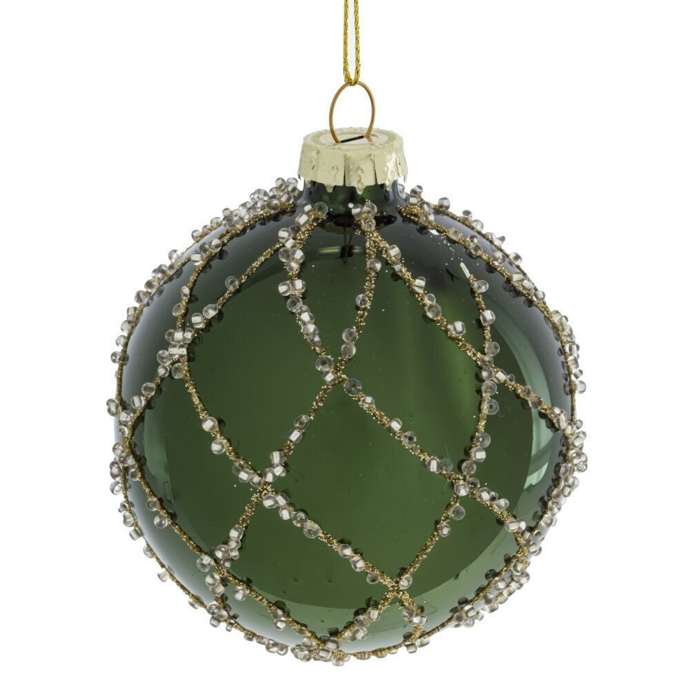 GAEM Набор из 12шт Украшение новогоднее "Шар", D 8 см, L35 W25 H8,5 см