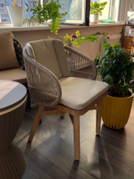 Комплект деревянной мебели Tagliamento Mali, натуральный