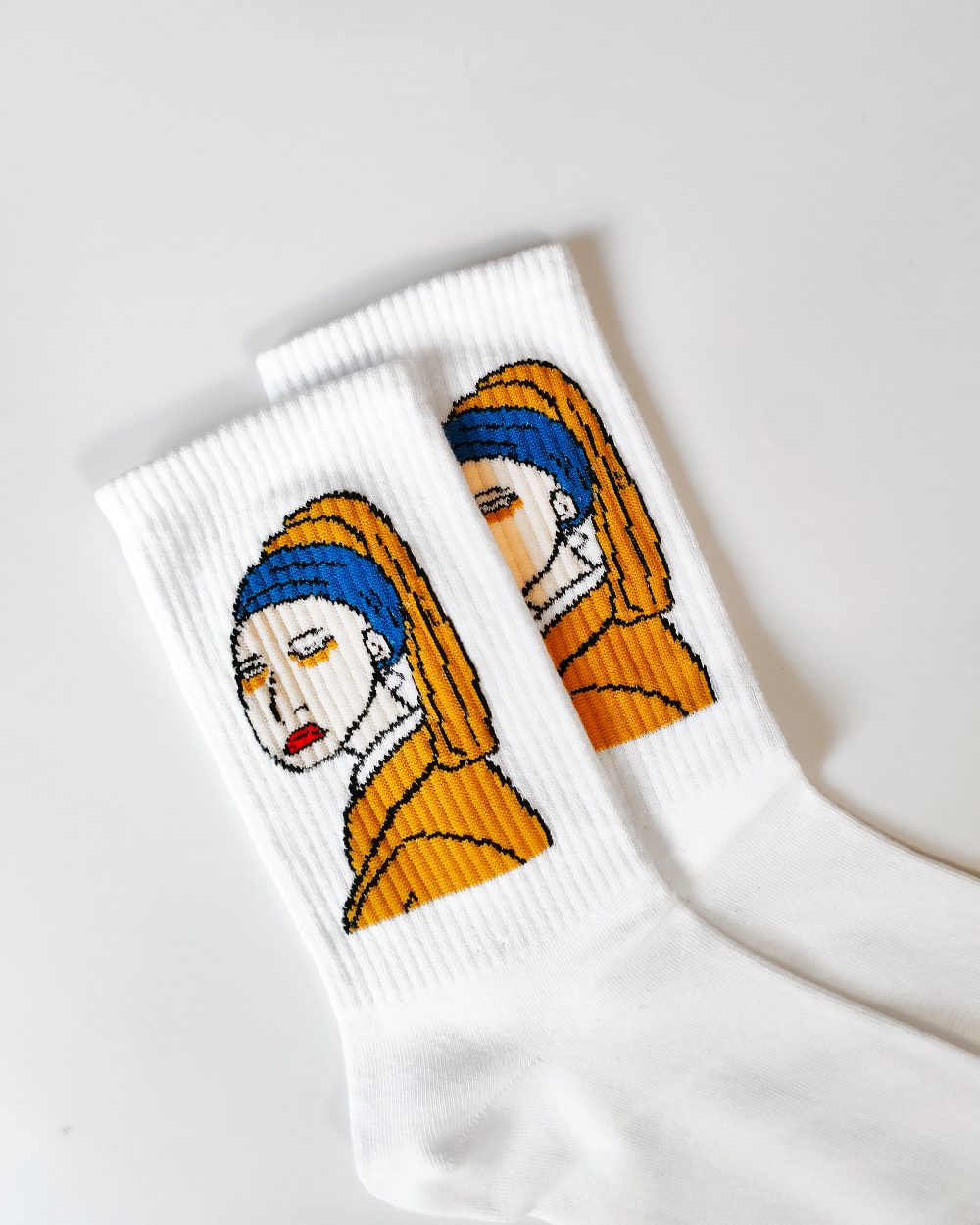 Носки р.35-40 "Абстракция" Pearl Earring