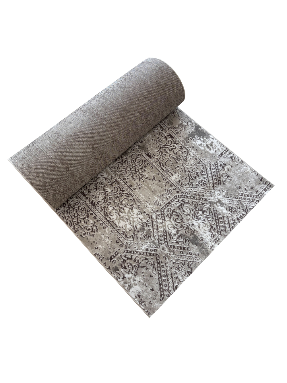 Ковровая дорожка Silver D390 R.Gray