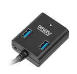Картридер USB - Xaб Ginzzu GR-384UAB (4USB 3.0) + адаптер