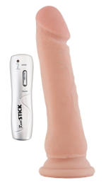 Вибратор 7 режимов вибрации на присоске телесный RealStick 18 см