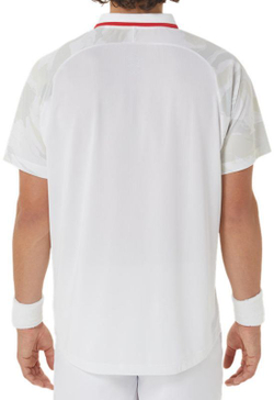 Теннисное поло Asics Court Graphic Polo-Shirt - White
