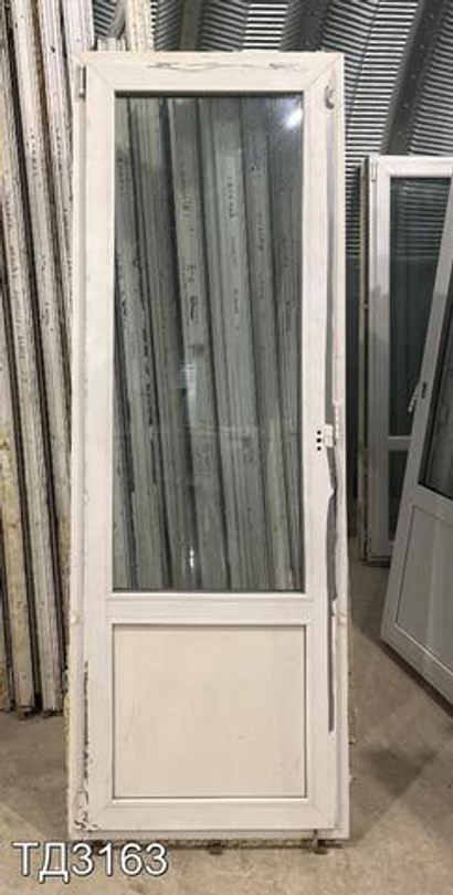 Дверь балконная пластиковая Б/У 2090(в) x 740(ш)
