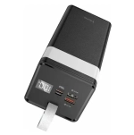 Внешний аккумулятор Hoco J86A Powermaster 50000mAh 22.5W LED дисплей 2*USB/Type-C (черный)