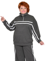 Толстовка с лампасами Дымка