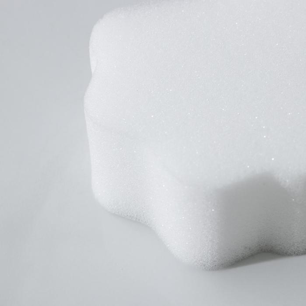 7091384 Губка для купания «Зверушки», 14×9×4 см, сверхмягкий поролон, цвет белый