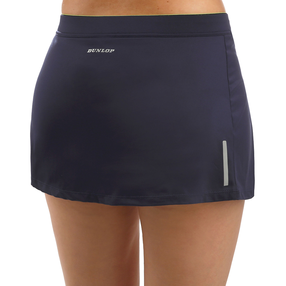 Женская теннисная юбка Dunlop Skirt Women - Dark Blue, Lightgrey