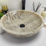 Раковина из оникса Bowl Grey TinLip BO-60609 TinLip 45*45*15