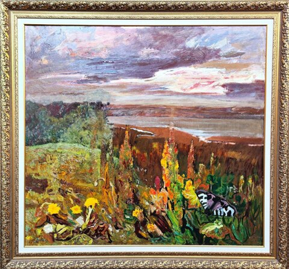 Картина Толочко В.И. "Осень. Вечер" холст/масло 110х120