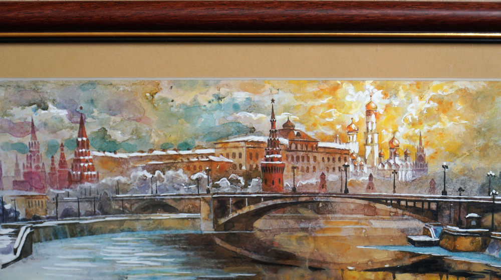 Панорама Кремля зимой