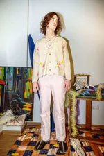 Рубашка Soeurs с Аппликациями / Creme Roses Long Sleeve кремовая