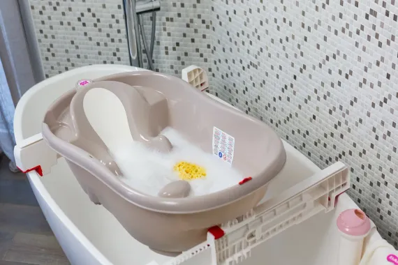 Детская ванночка для купания Ok Baby Onda Evolution Белая