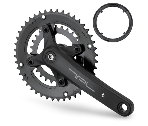 Система Prowheel MTB 2х(8/9S), 44-28T, сталь, защита, 175, алюм, Chainline 49, кв под 113 черн.
